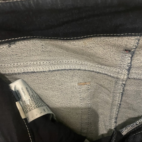 Diesel Grupee Sweatpant Jeans Size 23 - Picture 5 of 8